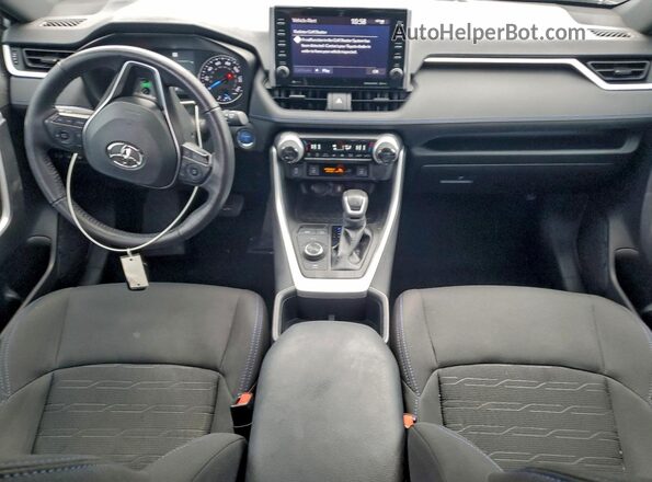4T3T6RFV1NU099224 2022 TOYOTA RAV4 Серебряный Вид панели приборов