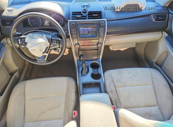 4T4BF1FK7GR579515 2016 TOYOTA LE Black წინა პანელის ხედი