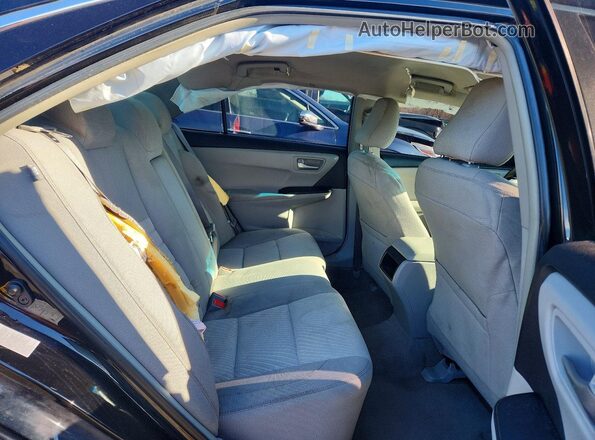 4T4BF1FK7GR579515 2016 TOYOTA LE Black უკანა სავარძლების ხედი