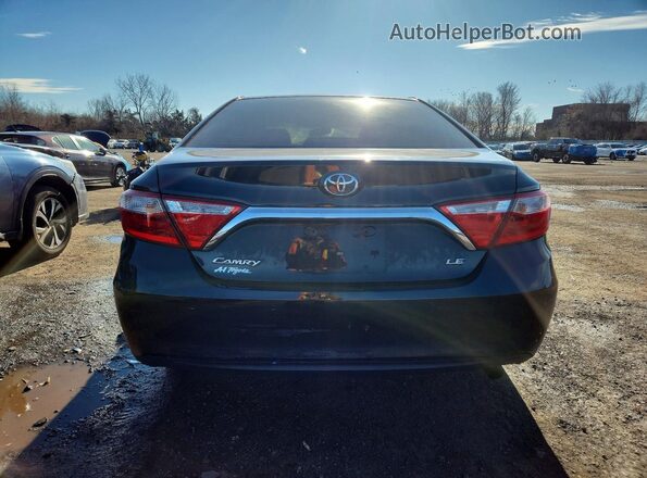 4T4BF1FK7GR579515 2016 TOYOTA LE Black უკანა ხედი