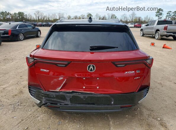 4W5XHPRL9RZ515233 2024 ACURA ZDX Бордовый Вид сзади