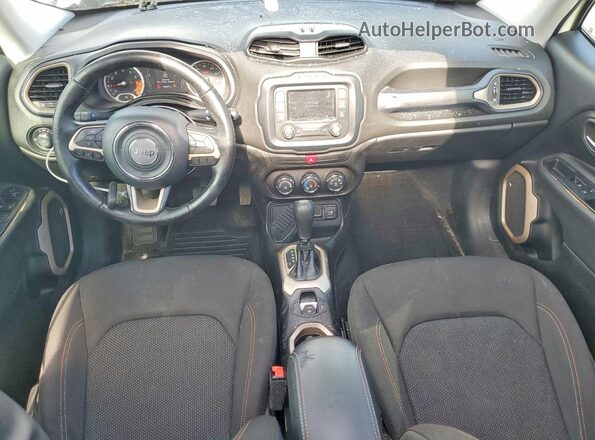 ZACCJABT2GPD02952 2016 JEEP RENEGADE Белый Вид щитка приборов