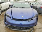 2021 Porsche Taycan Синий vin: WP0AA2Y16MSA17098