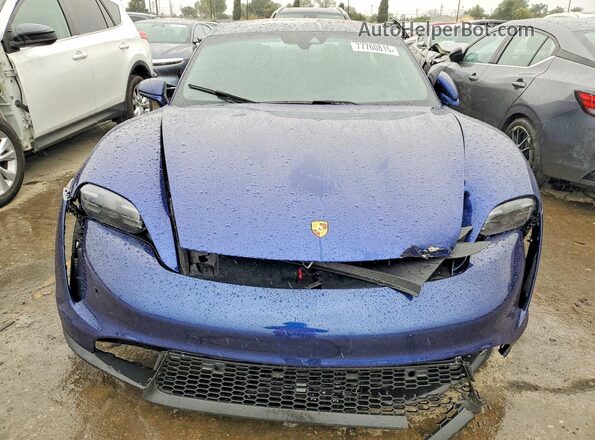 WP0AA2Y16MSA17098 2021 PORSCHE TAYCAN Синий Вид сзади