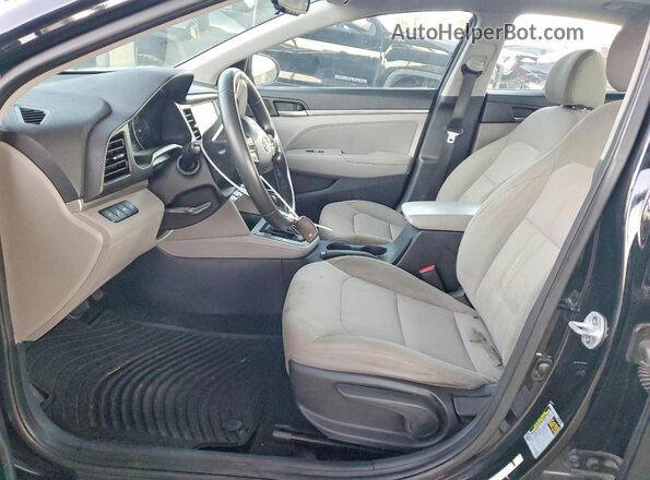 5NPD84LF3KH471664 2019 HYUNDAI ELANTRA Black Вид панелі приладів