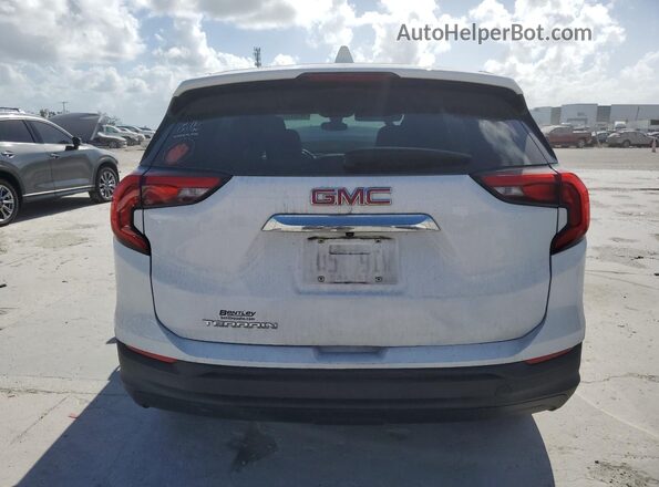 3GKALMEV2LL144409 2020 GMC TERRAIN Белый Вид салона спереди