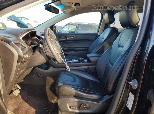 2FMPK3K96GBB13364 2016 FORD EDGE Черный Вид панели приборов