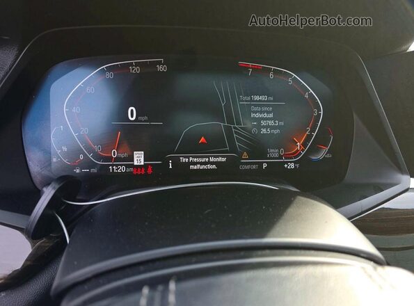 5UXCR6C55KLK82410 2019 BMW X5 Белый Вид панели приборов