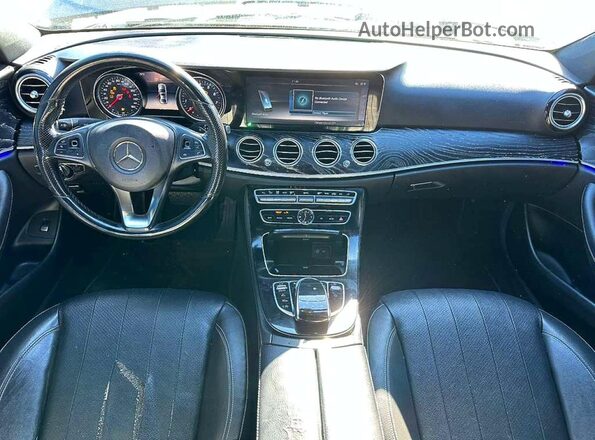 WDDZF4KB6HA024228 2017 MERCEDES-BENZ E Черный Вид щитка приборов