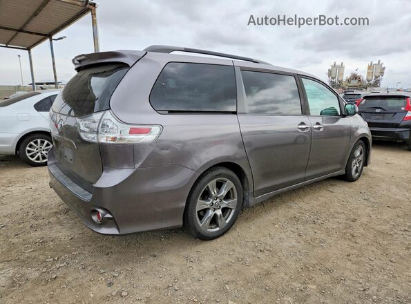 5TDXZ3DC2JS950630 2018 TOYOTA SIENNA Серый Передняя правая четверть