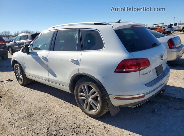 WVGEP9BP8GD002495 2016 VOLKSWAGEN TOUAREG Белый Задняя правая четверть