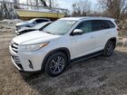 2019 Toyota Highlander Hybrid White vin: 5TDJGRFH6KS054551