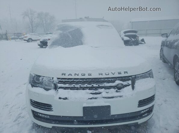 SALGS2FV6HA369452 2017 LAND ROVER RANGE ROVER White Widok z tyłu