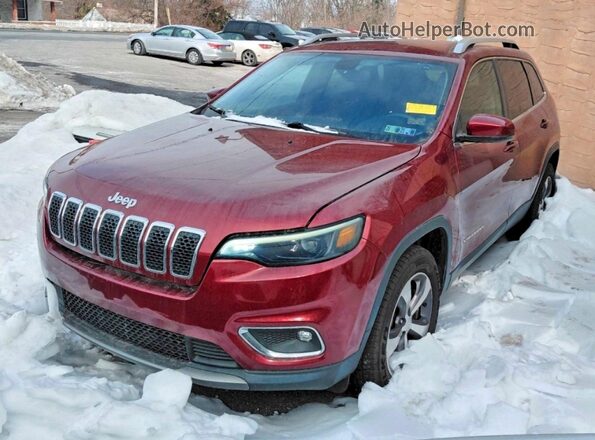 1C4PJMDX9KD379618 2019 JEEP GRAND CHER Бордовый Задняя правая четверть