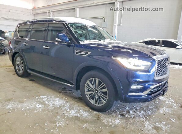 JN8AZ2AE2M9270644 2021 INFINITI QX80 Синий Вид спереди