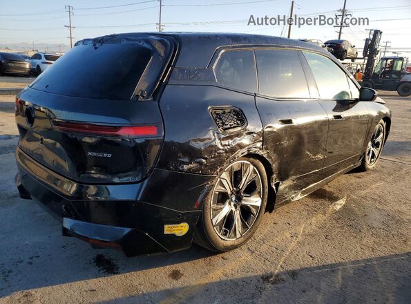 WB523CF07NCJ69751 2022 BMW IX Черный Передняя правая четверть