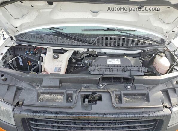 1GTW7AFP4P1111896 2023 GMC SAVANA White Вид наклейки з VIN-кодом
