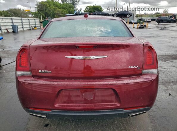 2C3CCABG5KH654015 2019 CHRYSLER 300 Бордовый Вид салона спереди