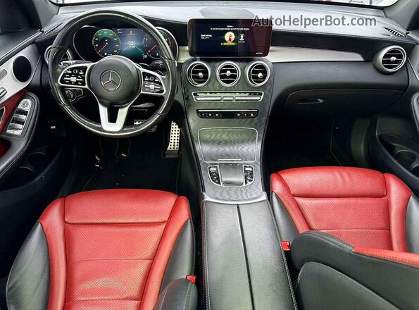 W1N0J8EB8NG059259 2022 MERCEDES-BENZ GLC-CLASS White Вид задніх сидінь