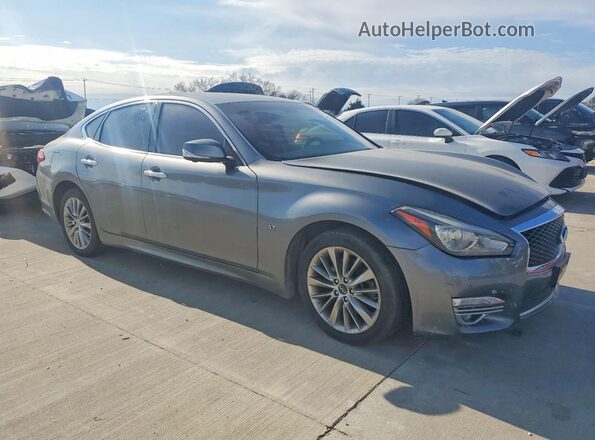 JN1BY1AP9HM740205 2017 INFINITI Q70 Серый Вид спереди