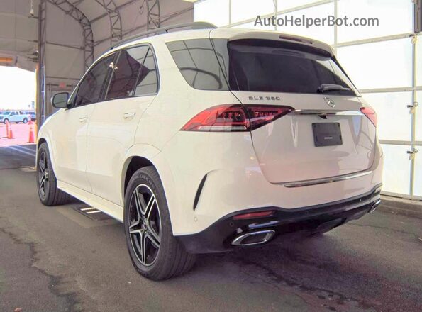 4JGFB4JB9LA238693 2020 MERCEDES-BENZ GLE Белый Задняя правая четверть