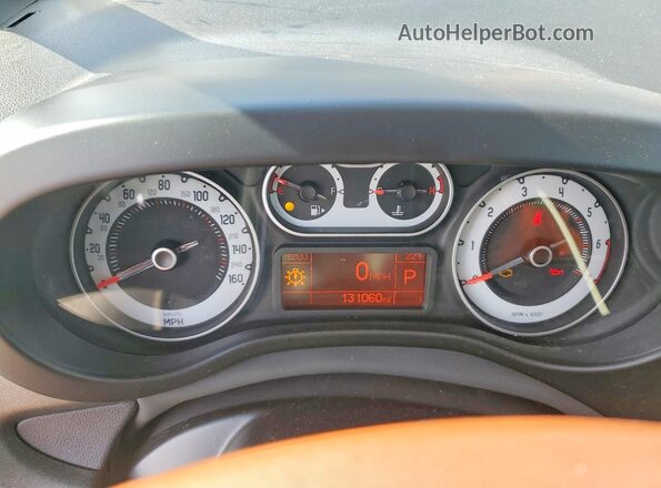 ZFBCFADH6GZ037788 2016 FIAT 500L Желто-коричневый Вид задних сидений