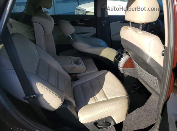 5XYPH4A53JG385610 2018 KIA SORENTO Темно-бордовый Вид подкапотного пространства
