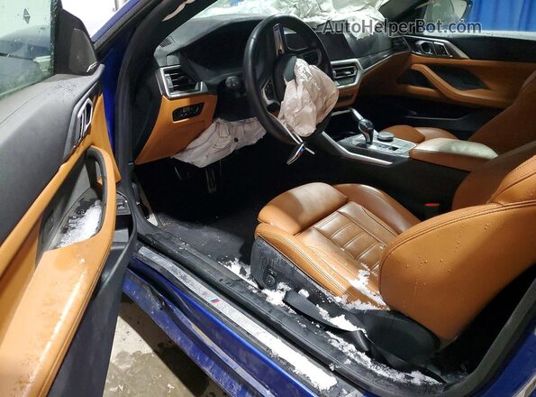 WBA13AR0XMCF64330 2021 BMW M4 Синий Вид щитка приборов