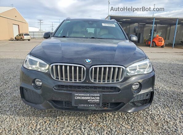 5UXKT0C58J0V99401 2018 BMW X5 Black Հետևի տեսք