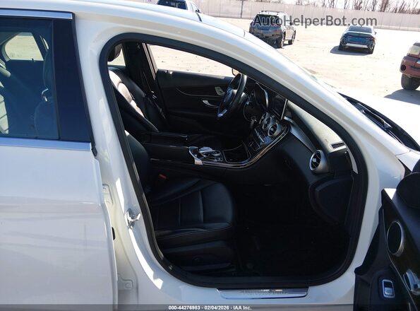 55SWF4JB0GU105504 2016 MERCEDES-BENZ C-CLASS White Widok wnętrza z przodu