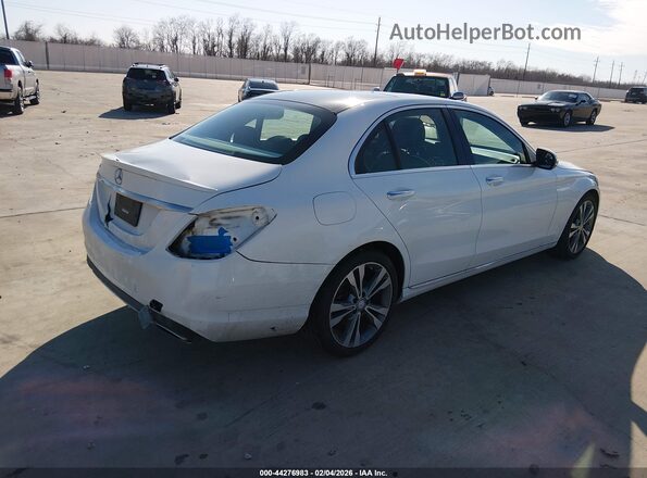 55SWF4JB0GU105504 2016 MERCEDES-BENZ C-CLASS White Tył prawy