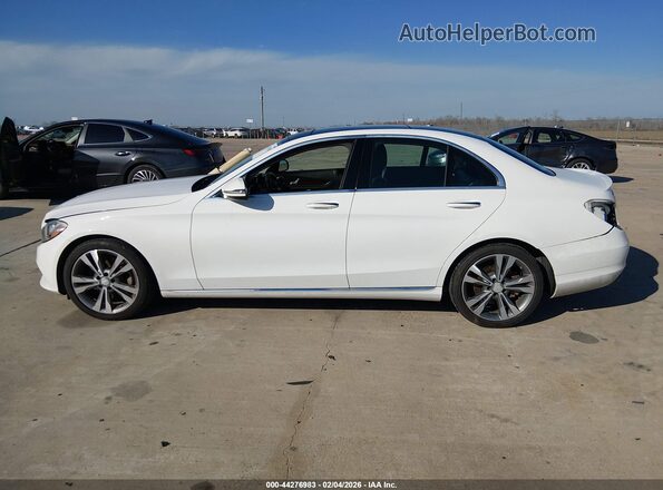 55SWF4JB0GU105504 2016 MERCEDES-BENZ C-CLASS White Widok wnętrza 360 stopni