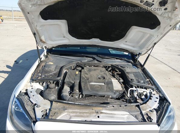 55SWF4JB0GU105504 2016 MERCEDES-BENZ C-CLASS White Widok z tyłu