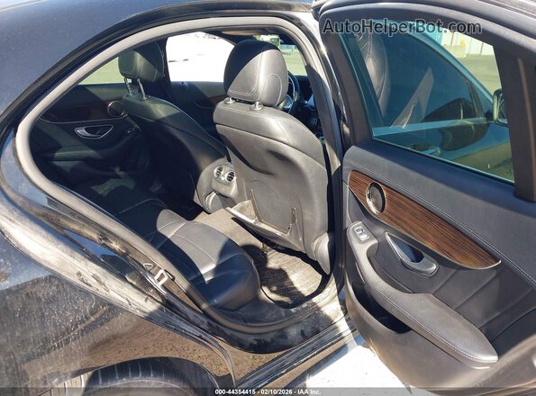 55SWF4JB0HU211520 2017 MERCEDES-BENZ C-CLASS Black Widok naklejki z numerem VIN