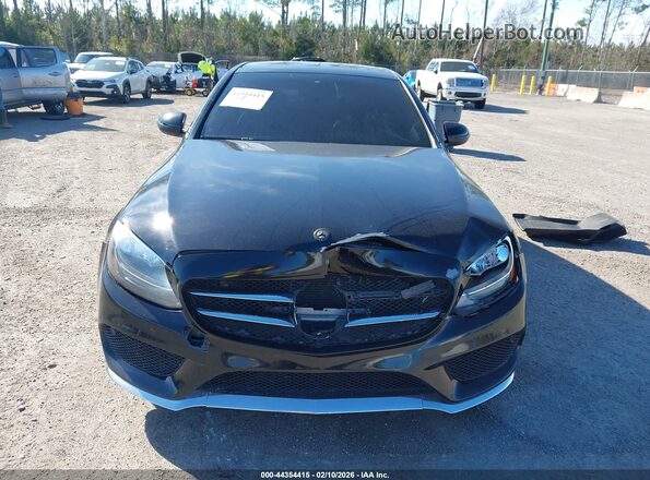 55SWF4JB0HU211520 2017 MERCEDES-BENZ C-CLASS Black Widok zestawu wskaźników