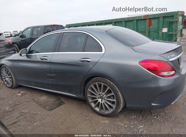 55SWF4JB0HU222906 2017 MERCEDES-BENZ C-CLASS Gray 360 interior view