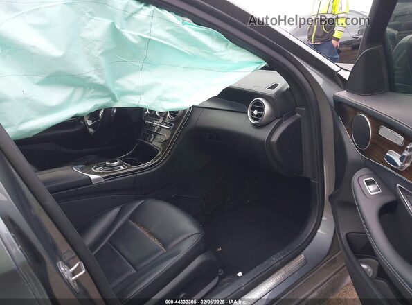 55SWF4JB0HU222906 2017 MERCEDES-BENZ C-CLASS Gray Front interior view