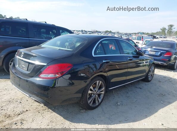 55SWF4JB0HU223599 2017 MERCEDES-BENZ C-CLASS Black Widok wnętrza z tyłu