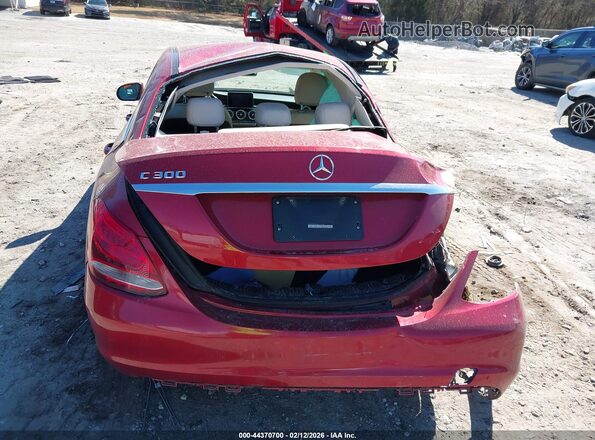55SWF4JB1GU112140 2016 MERCEDES-BENZ C-CLASS Red 