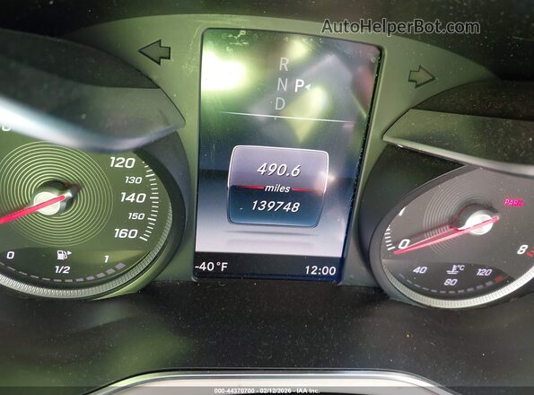 55SWF4JB1GU112140 2016 MERCEDES-BENZ C-CLASS Red Вид задніх сидінь