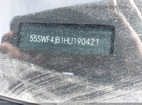 55SWF4JB1HU190421 2017 MERCEDES-BENZ C-CLASS Light Blue Вид подкапотного пространства