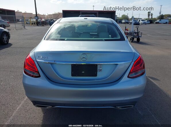 55SWF4JB1JU234570 2018 MERCEDES-BENZ C-CLASS Light Blue 