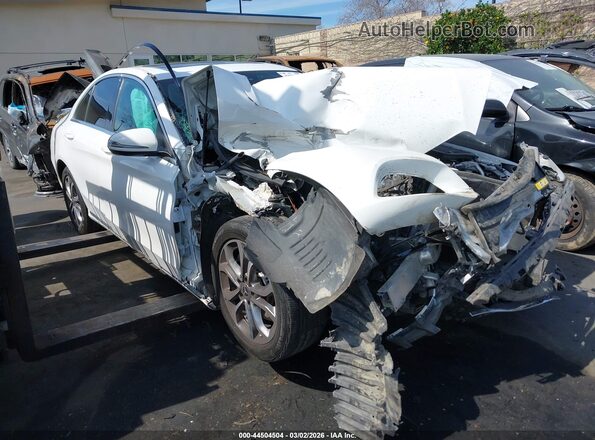 55SWF4JB1JU236433 2018 MERCEDES-BENZ C-CLASS White Առջևի աջ