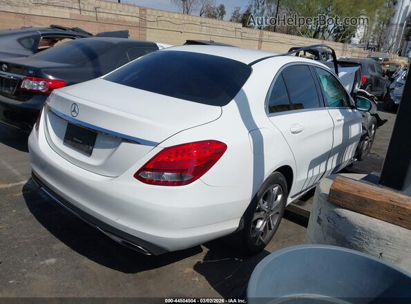 55SWF4JB1JU236433 2018 MERCEDES-BENZ C-CLASS White Հետևի աջ