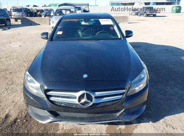 55SWF4JB2HU214838 2017 MERCEDES-BENZ C-CLASS Black Вид щитка приладів