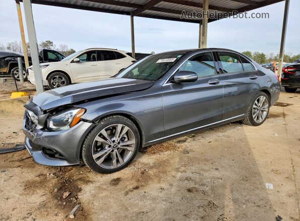 55SWF4JB2JU240684 2018 MERCEDES-BENZ C Gray Front left