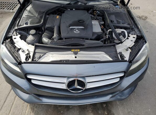 55SWF4JB2JU247103 2018 MERCEDES-BENZ C Gray Widok wnętrza z tyłu