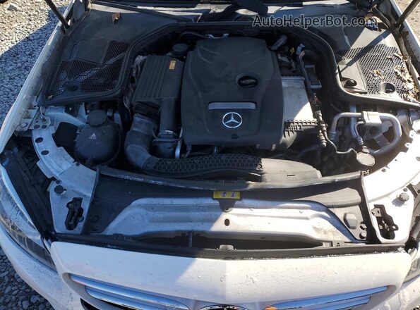 55SWF4JB3HU195409 2017 MERCEDES-BENZ C White Vista interior trasera