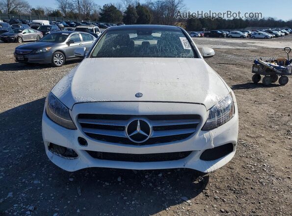 55SWF4JB3HU195409 2017 MERCEDES-BENZ C White Vista frontal