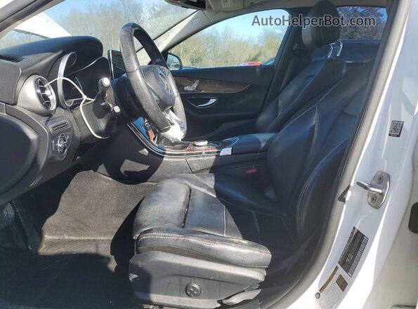 55SWF4JB3HU195409 2017 MERCEDES-BENZ C White Vista interior delantera